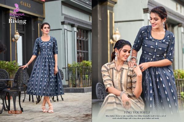 Poonam Rising 2 Exclusive Trending Wear Cotton Kurti Collection